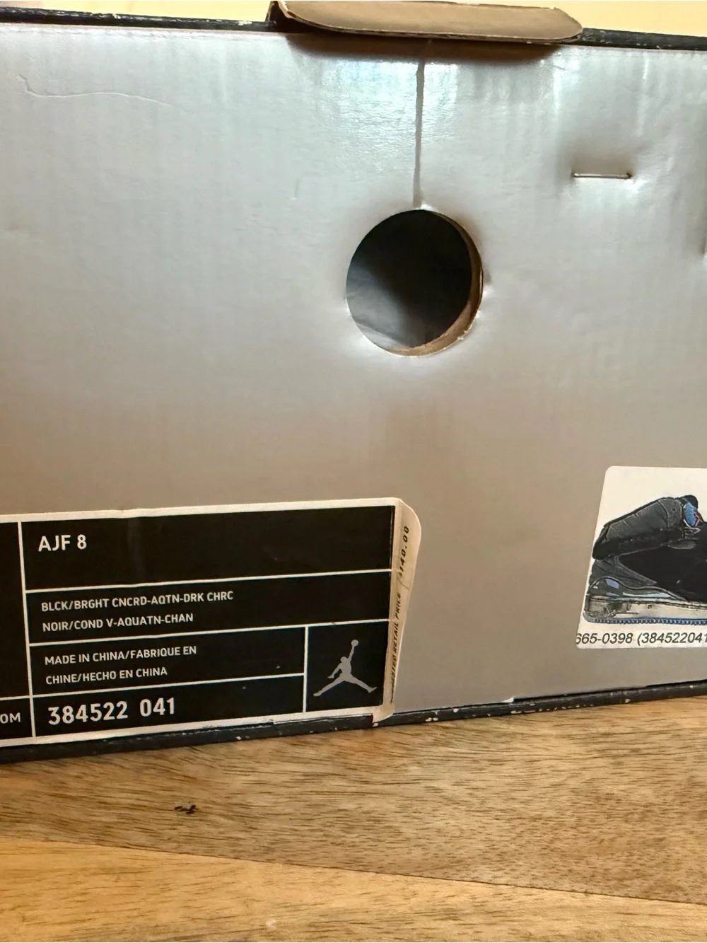 Air Jordan Fusion 8 'Aqua' (Style Code: 384522-041), originally